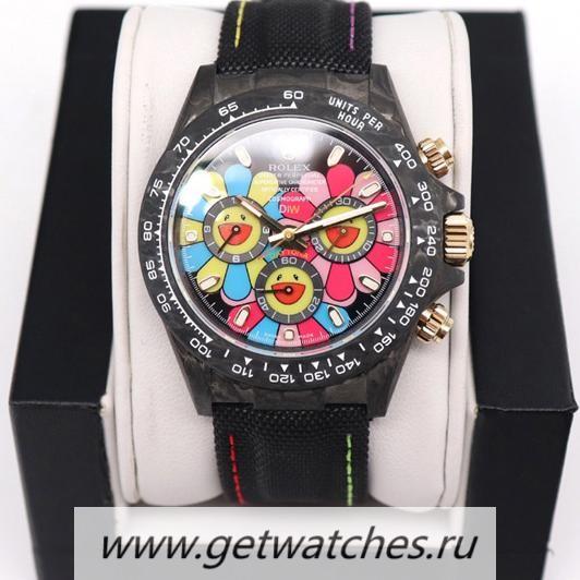 Replica R01ex Daytona DIW WWF V2 Forged Carbon Colors Dial 7750