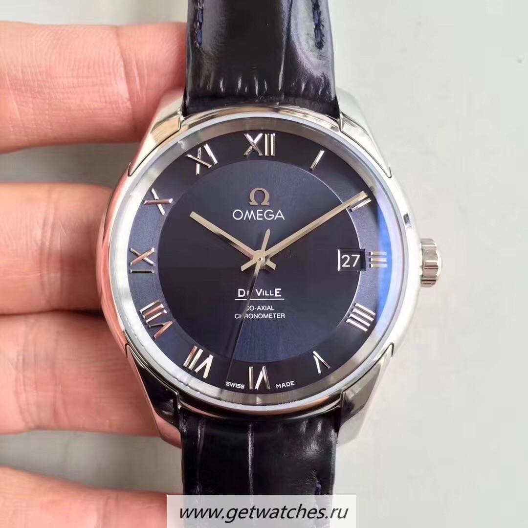 High Quality 0me*ga De Ville Co-Axial 41mm 431.13.41.21.03.001 3SF SS Blue Dial 8500