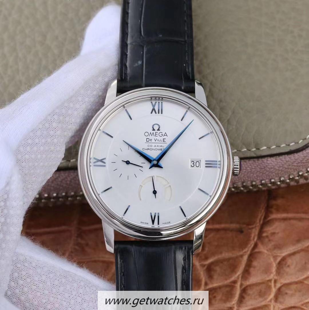 Copy 0me*ga Seamaster Planet Ocean Chrono Olympics SS Black Dial 7750