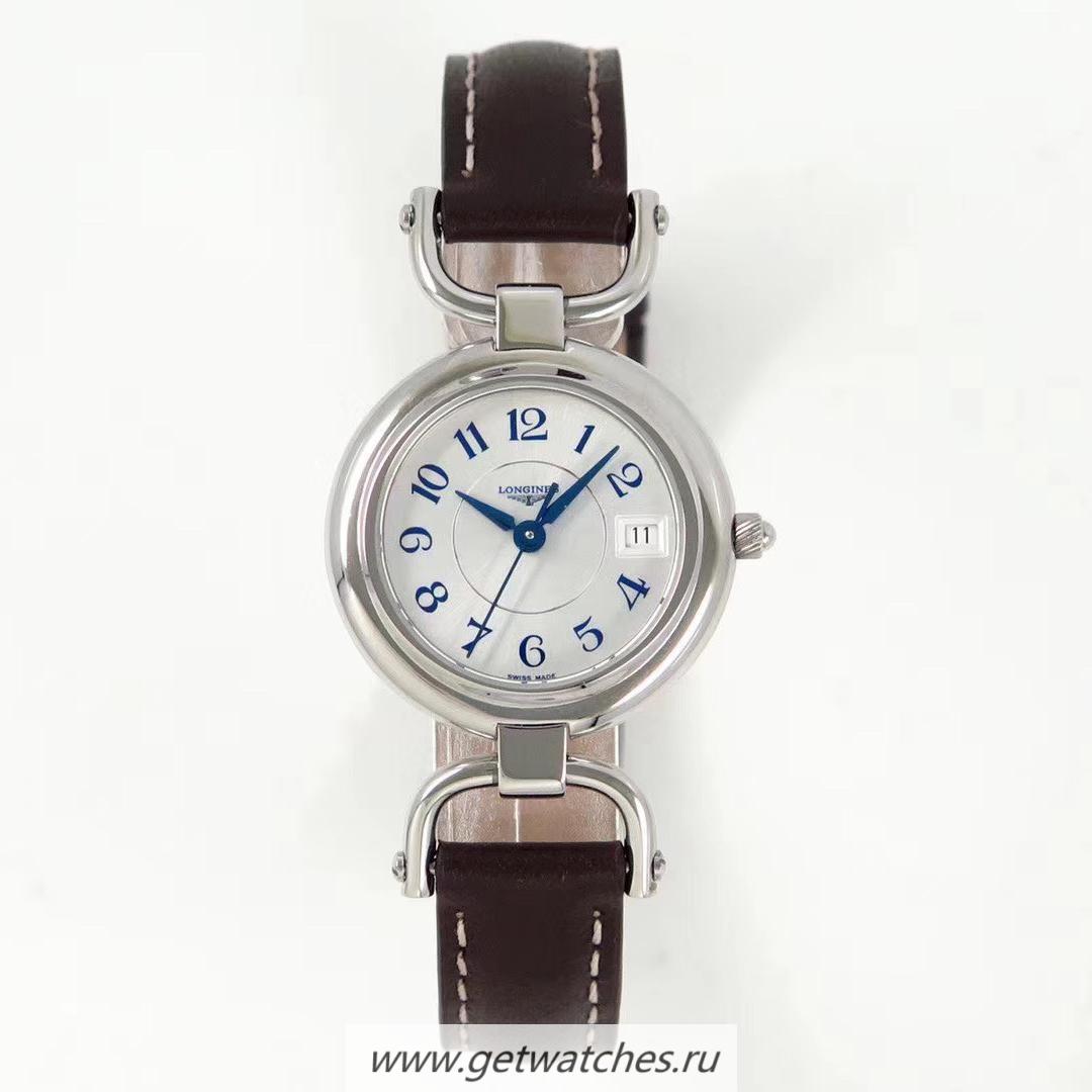 High Quality Longines Equestrian L6.130.4.73.2 GSF 26mm SS Silver Dial Quartz L152