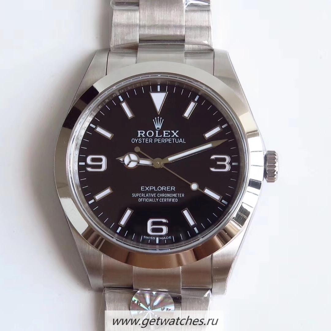 NEW Replica R01ex Explorer 214270 ARF SS 904L Black Dial 3132