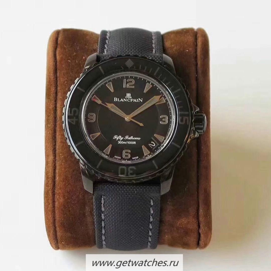 Shop Blancpain Fifty Fathoms Dark Knight 5015-11C30-52A ZF PVD Black Dial 1315