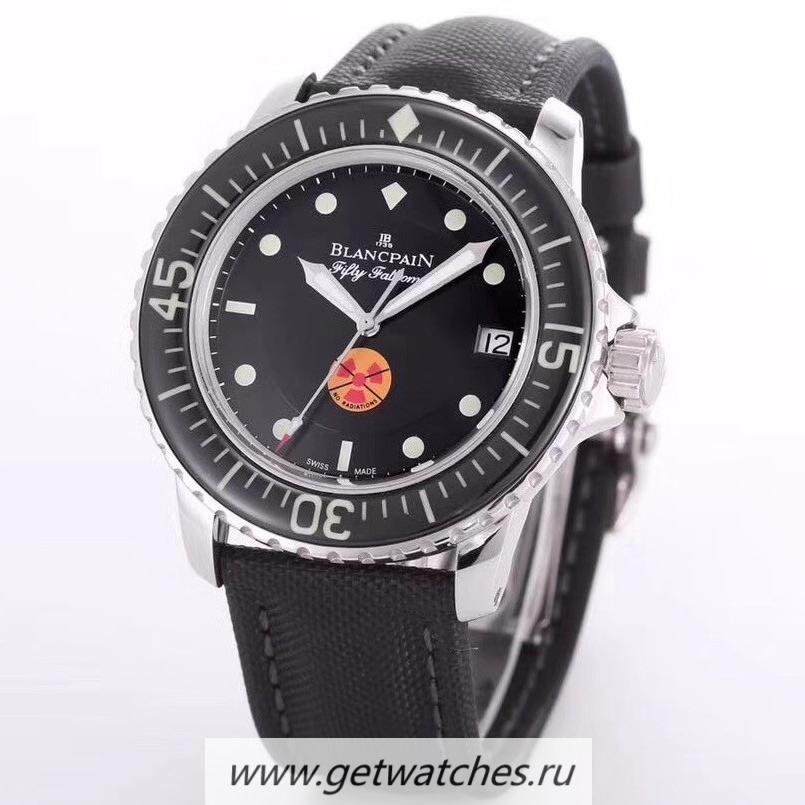 Best Price Blancpain Fifty Fathoms Tribute Limited Edition 5015B-1130-52 ZF SS Black Dial 2836