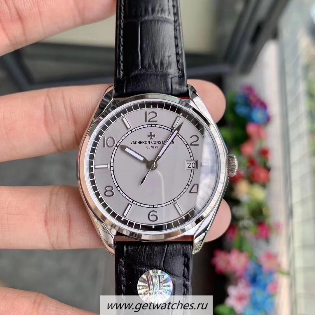Copy Vacheron C0nstan1n FiftySix 4600E/000A-B442 WF SS Silver Dial 1326