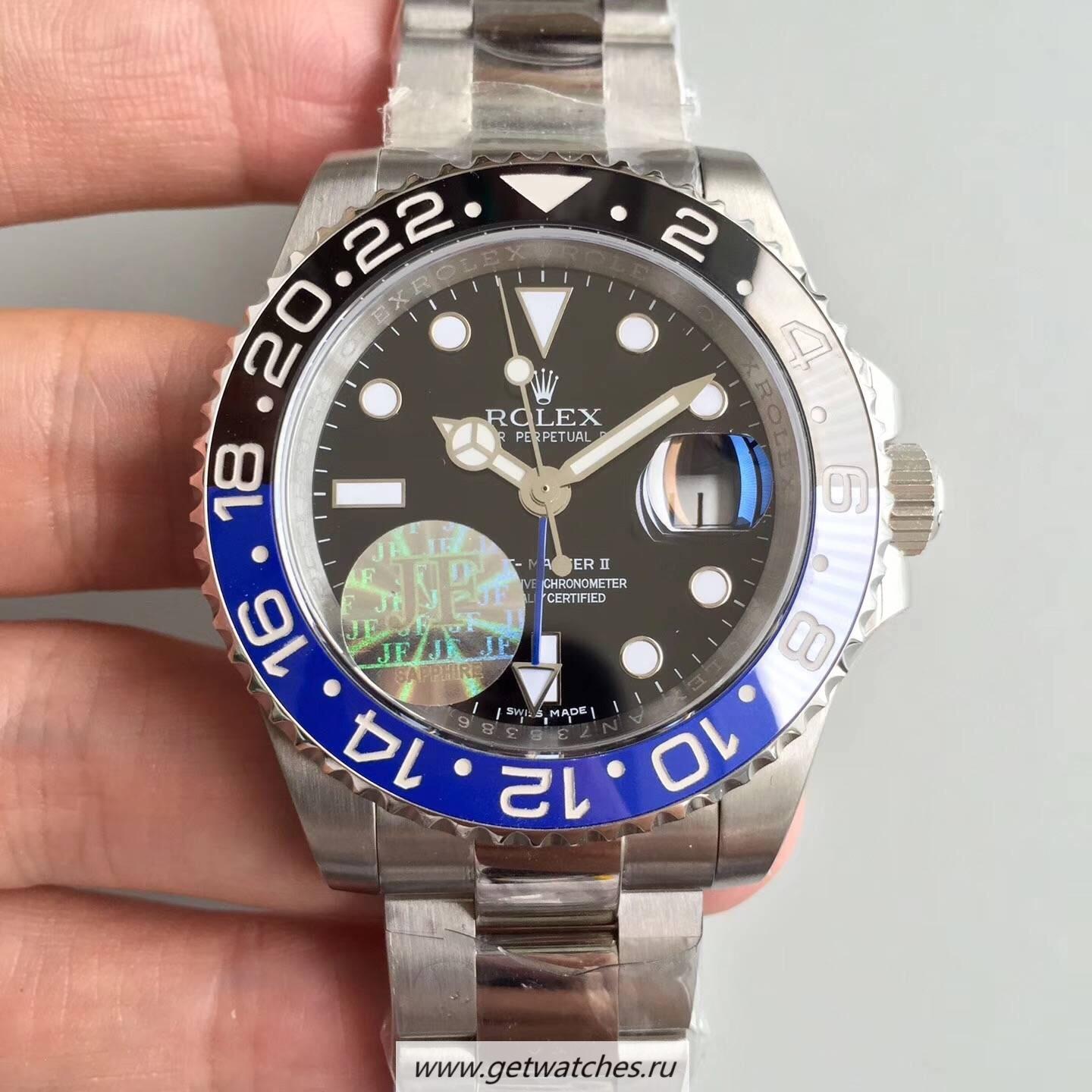 High Quality R01ex GMT-Master II 116710 BLNR JF SS Black Dial 2836