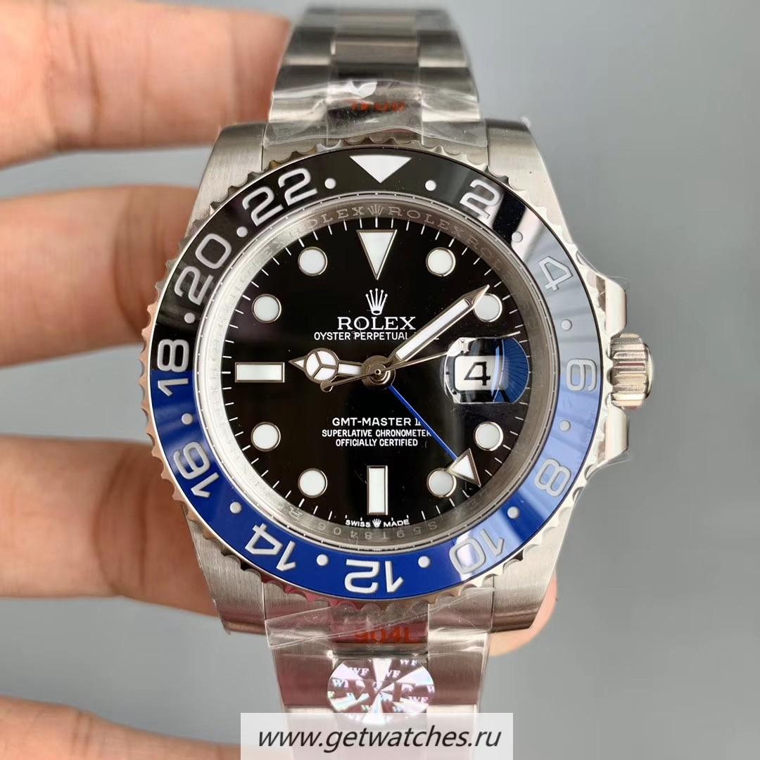 Shop R01ex GMT-Master II 116710 BLNR WF SS 904L Black Dial 3186