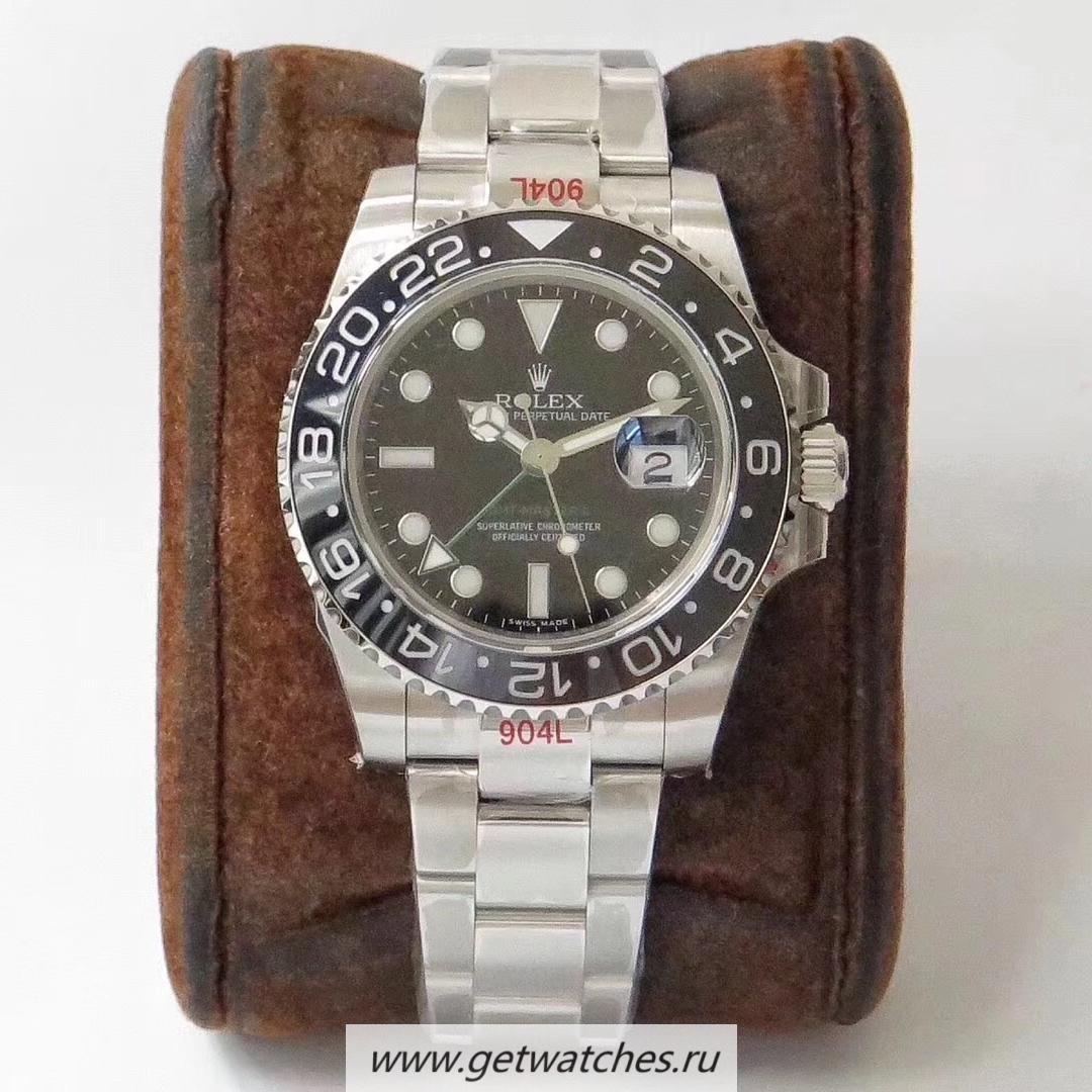 Fake R01ex GMT-Master II 116710 LN GMF V3 SS 904L Black Dial 2836