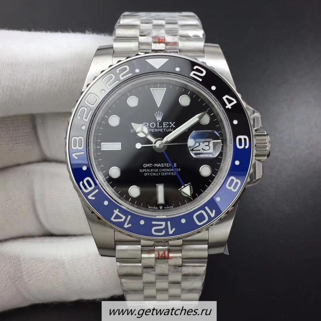 Replica R01ex GMT-Master II 126710 BLNR Noob Factory SS 904L Black Dial 3285