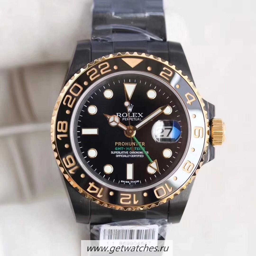 Shop R01ex GMT-Master II Prohunter 116713 LN BPF PVD Black Dial 2836