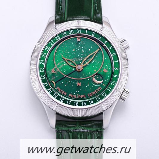 Copy Pat*k Phi1i*pe Grand Complications Sky Moon Celestial 6102P Noob Factory SS Green Dial 240 LU CL C