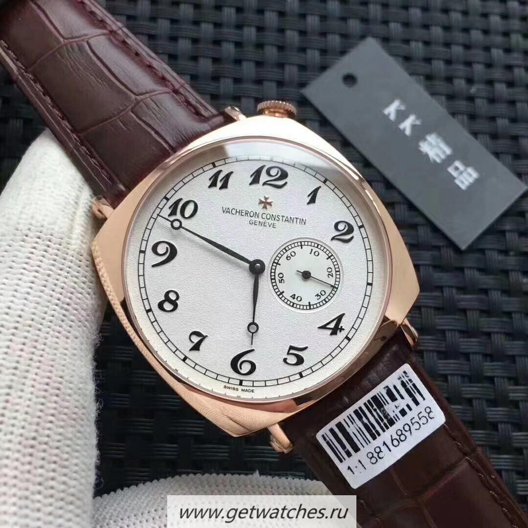 Copy Vacheron C0nstan1n Historiques American 1921 82035/000R-9359 KKF Rose Gold White Dial  4400