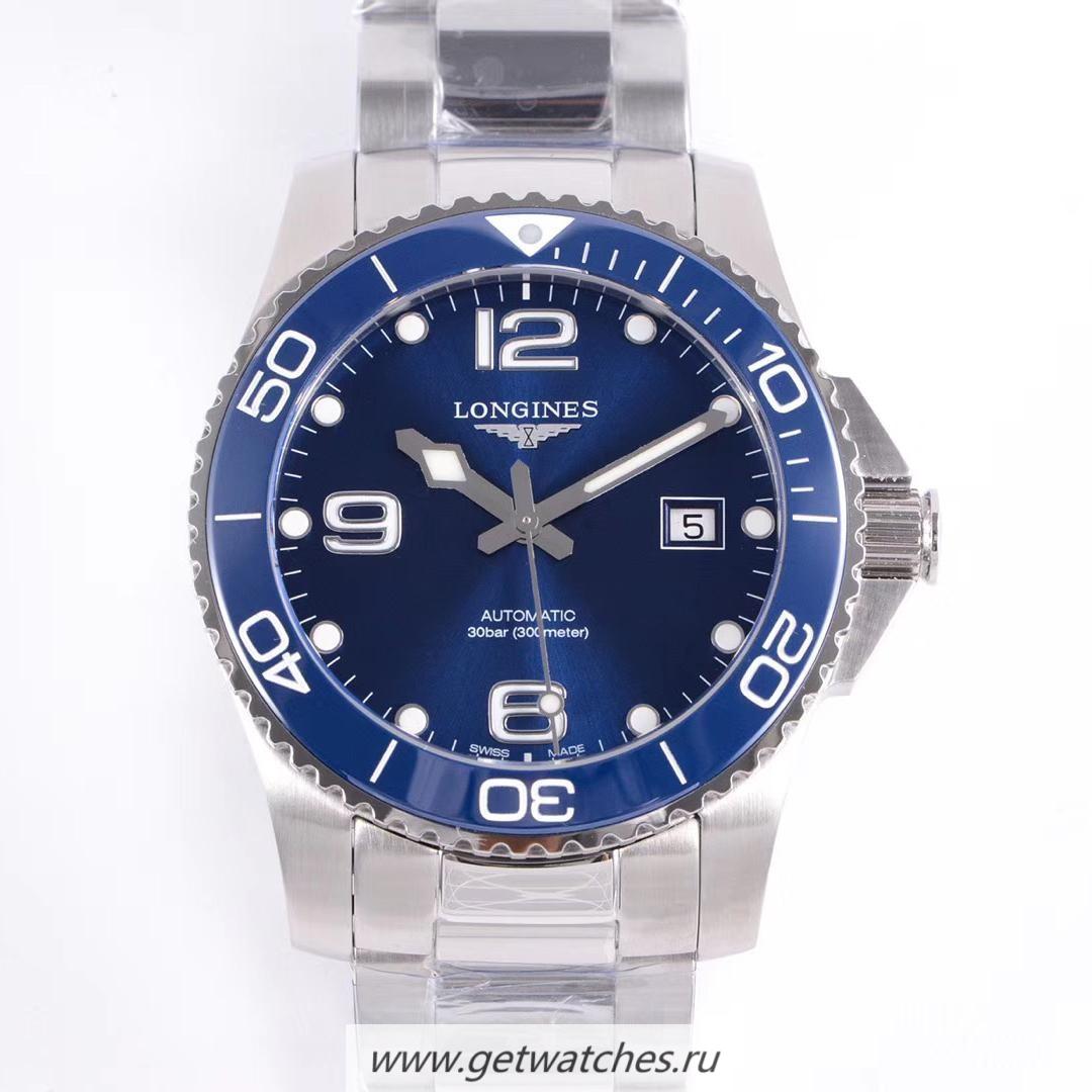 Perfect Replica Longines HydroConquest L3.781.4.96.6 ZF SS Blue Dial 2824