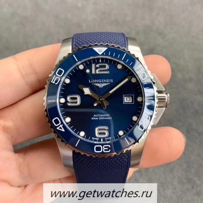 Perfect Replica Longines HydroConquest TWF SS Blue Dial 2824