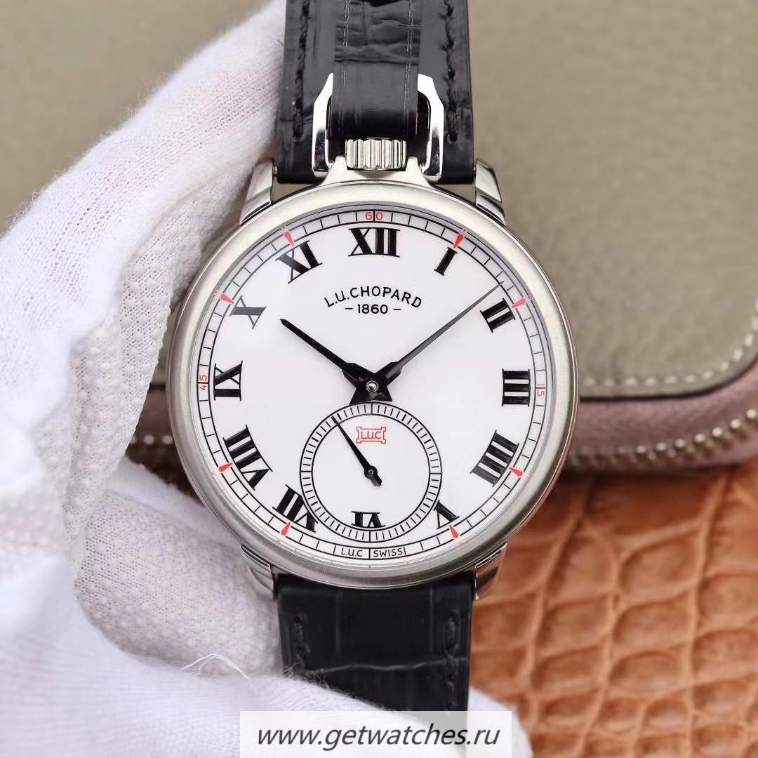 Perfect Replica Chopard LUC L0vis Ulysse The Tribute 161923 LUCF SS White Dial LUC EHG
