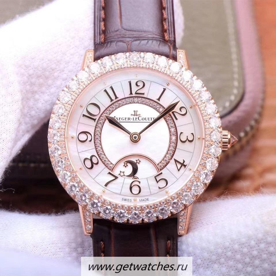 Fake Jaeger-LeCoultre Ladies Rendez-Vous Ladies 36mm ZF Rose Gold & D1am0nd MOP Dial 898