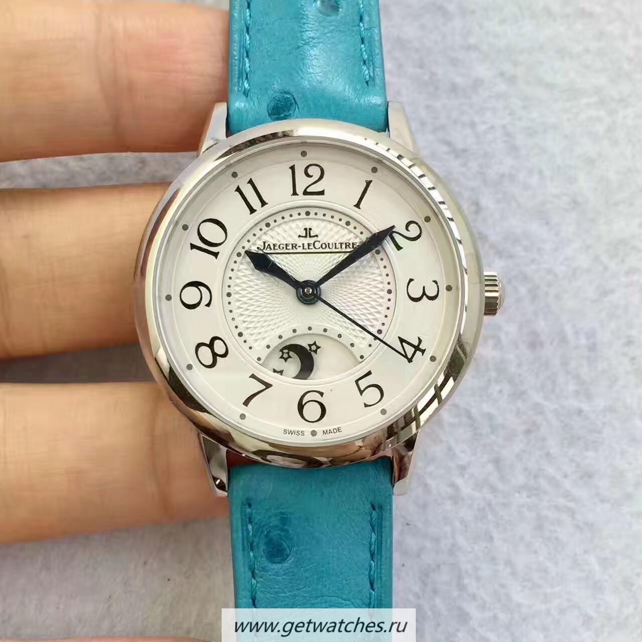 Shop Jaeger-LeCoultre Ladies Rendez-Vous Night & Day Medium 3448420 Noob Factory SS White Dial 898A/1