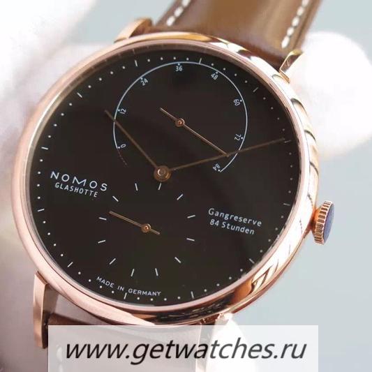 Best Price Nomos Lambda Rose Gold Black Dial German DUW 1001
