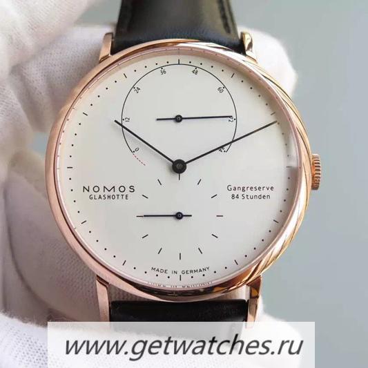 Shop Nomos Lambda Rose Gold White Dial German DUW 1001