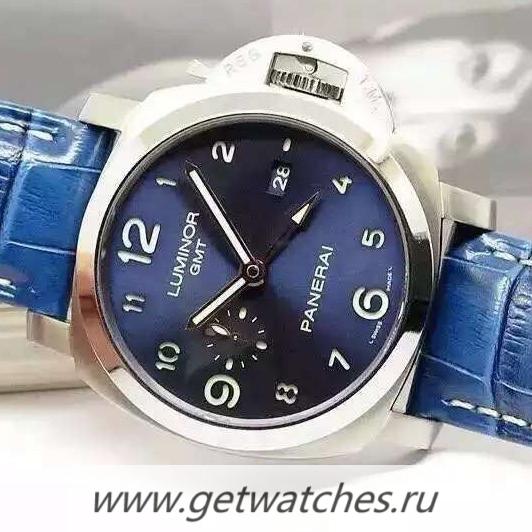 Fake Pa*e*a1 Luminor GMT PAM1033 V VSF SS Blue Dial P9011
