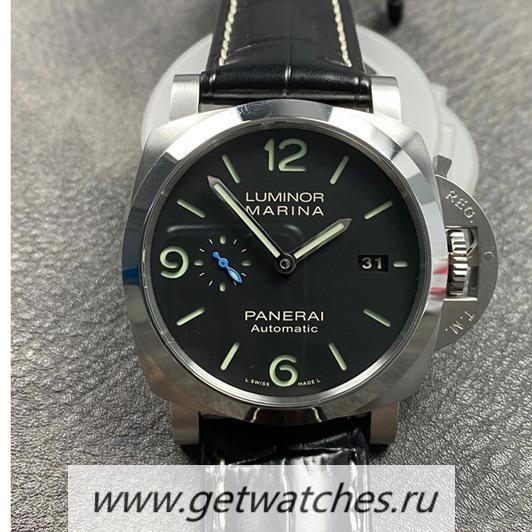 NEW Replica Pa*e*a1 Luminor Due 3 Days Acciaio PAM677 XF Rose Gold Black Dial P1000