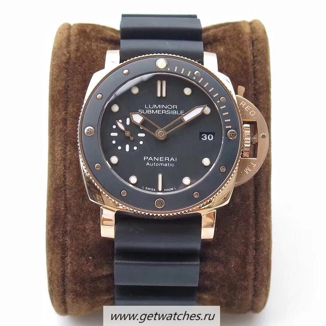 Fake Pa*e*a1 Luminor Submersibe 1950 PAM 305 Titanium Black Dial P9000