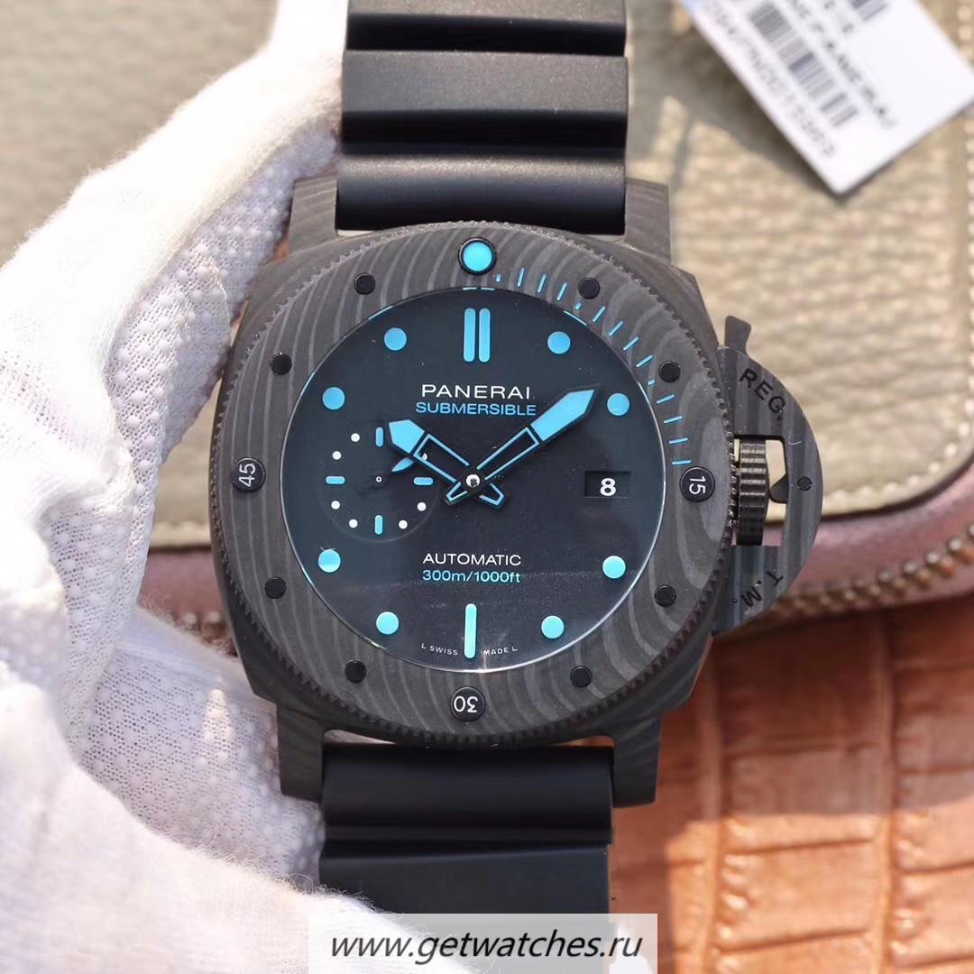 Fake Pa*e*a1 Luminor Submersible 1950 BMG-TECH 3 Days Automatic PAM692 VSF Titanium Blue Dial P9010 (Free Strap)