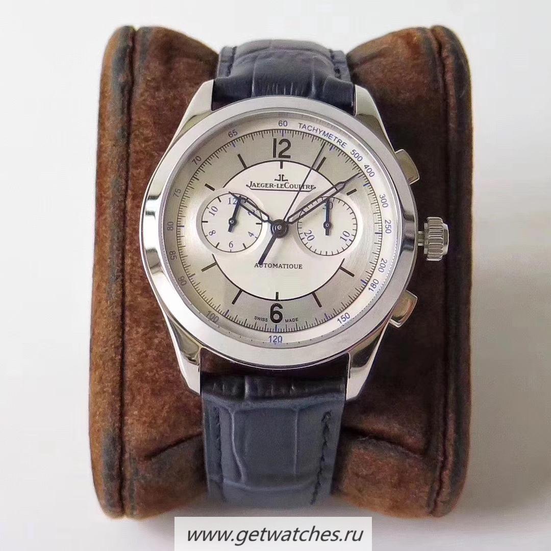 High Quality Jaeger-LeCoultre Master Chrono 1538530 ZF SS Silver Dial 7750