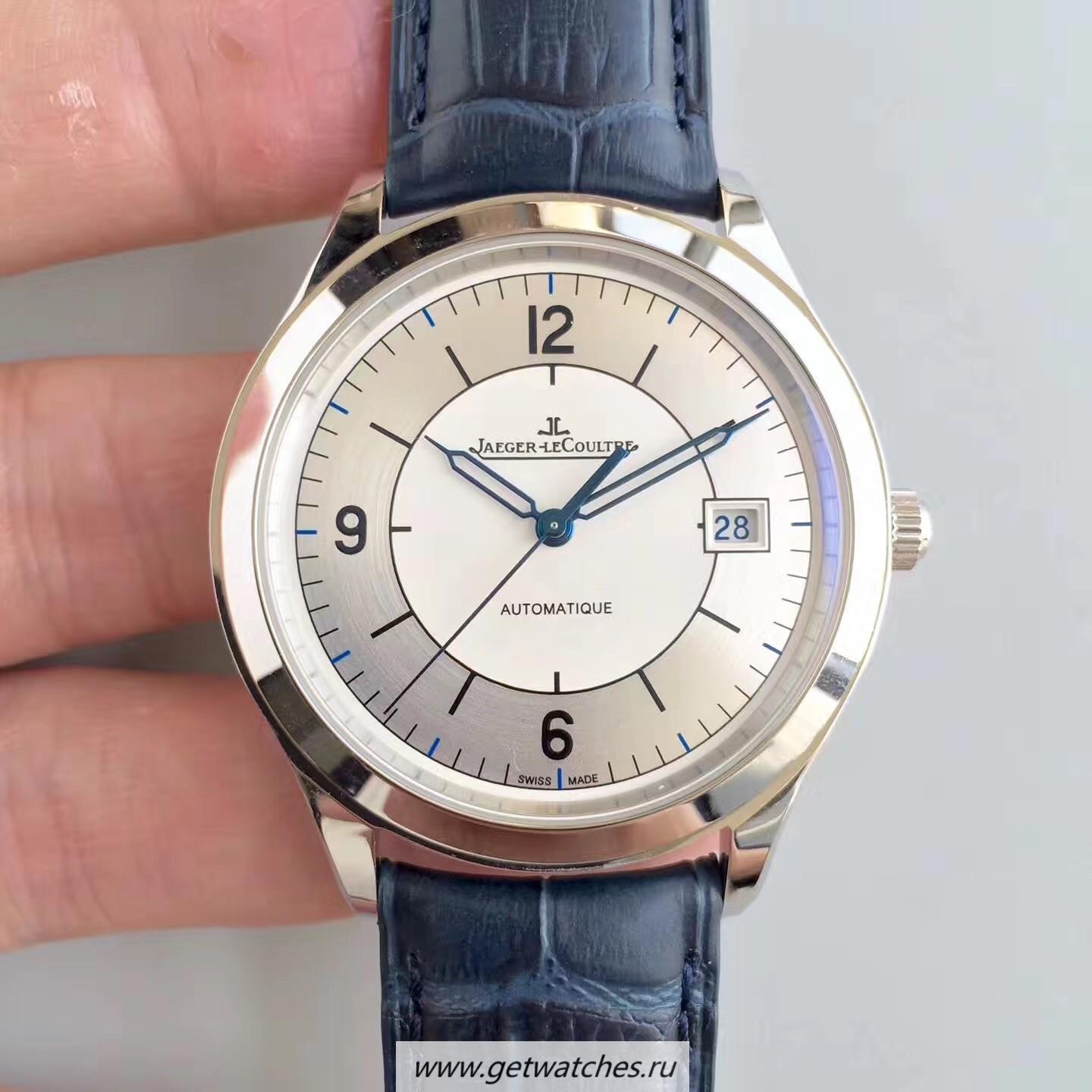 Fake Jaeger-LeCoultre Master Control Date 1548530 ZF SS Silver & White Dial Caliber 899/1