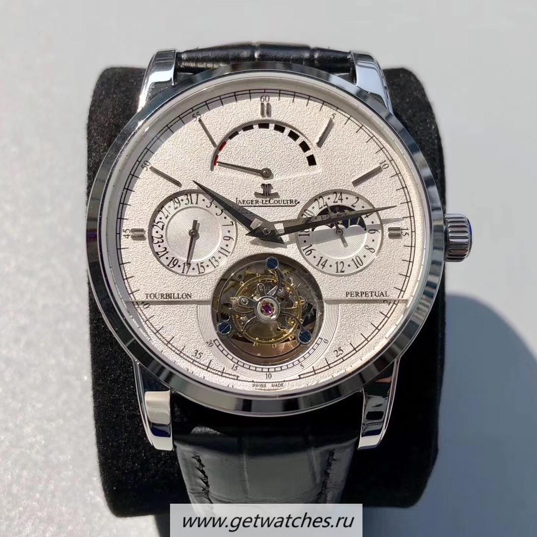 NEW Replica Jaeger-LeCoultre Master Grande Tradition Tourbillon Noob Factory SS White Dial Tourbillon
