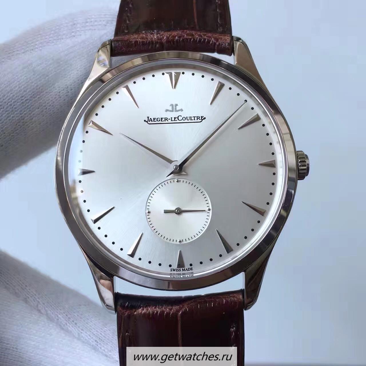 Perfect Replica Jaeger-LeCoultre Master Grande Ultra Thin Small Second 1358420 ZF SS Silver Dial Calibre 896