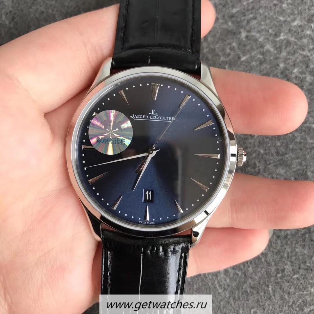 Shop Jaeger-LeCoultre Master Ultra Thin Date FKF SS Blue Dial JLC 899