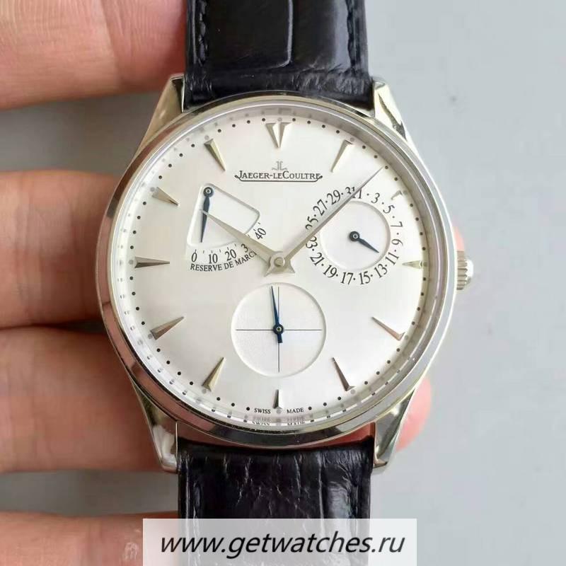 High Quality Jaeger-LeCoultre Master Ultra Thin Reserve De Marche 1378420 YLF SS White Dial 938