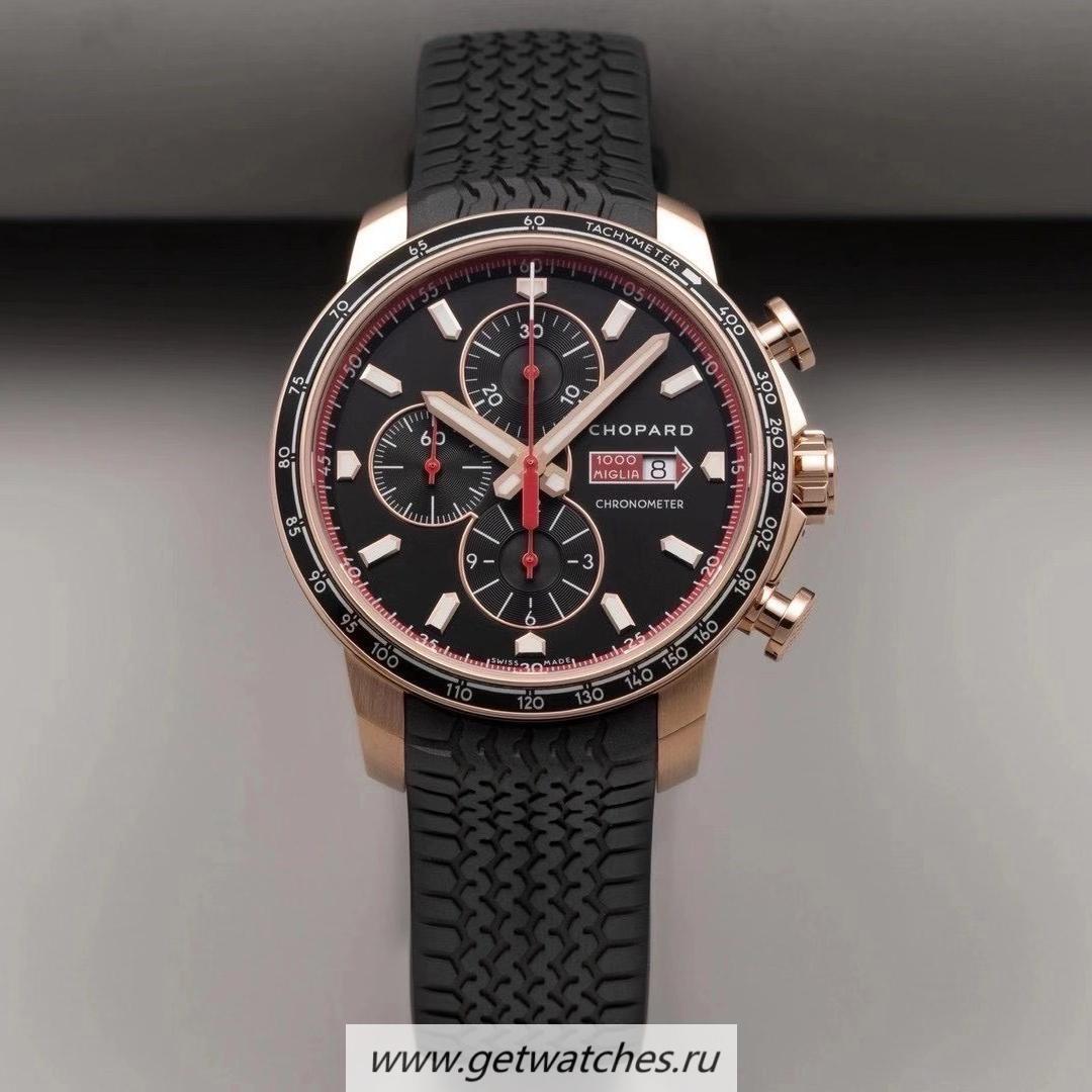 Best Price Chopard Mille Miglia 2019 Race Edition V7F Rose Gold Black Dial 7750