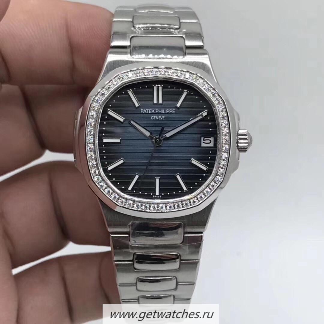 Shop Pat*k Phi1i*pe Nautilus 5711 SF SS Blue Dial 324SC