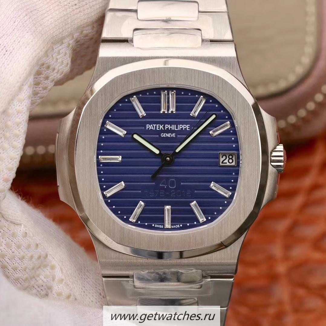 Best Price Pat*k Phi1i*pe Nautilus 5711/1P 40TH Anniversary PF V3 SS Blue Dial 324SC
