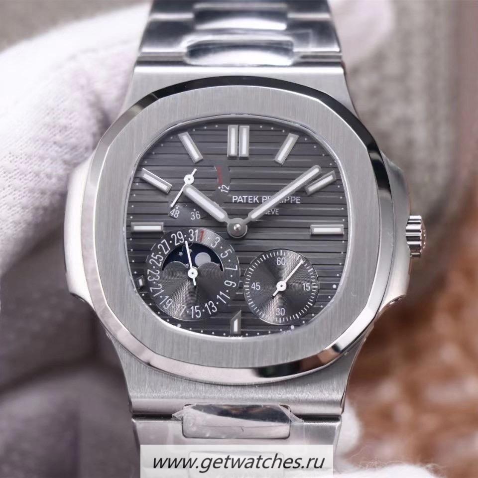 Replica Pat*k Phi1i*pe Nautilus Moonphase 5712 PF SS Grey Dial 240 PS