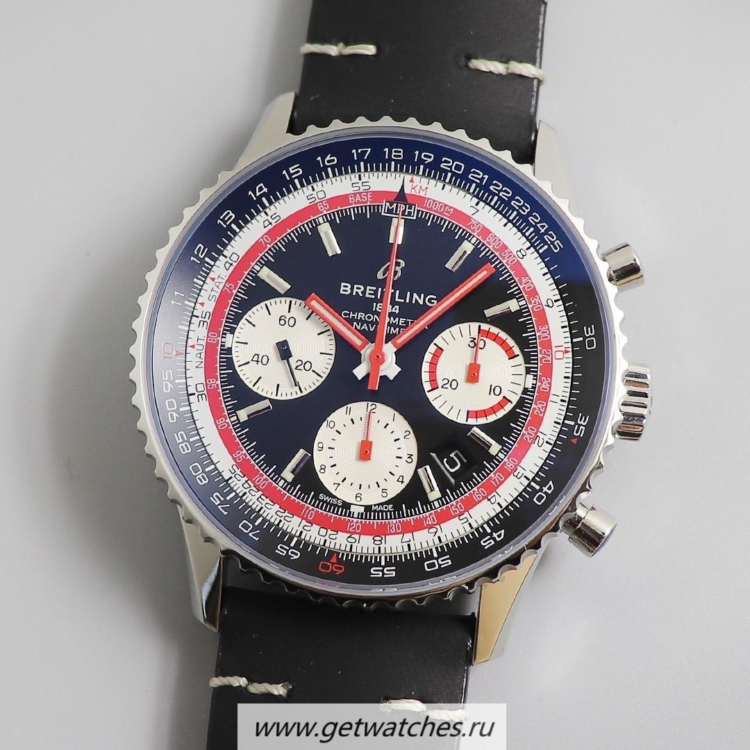 Perfect Replica Breitling Navitimer B01 AB01212B1C1A1 air AIF SS Black Dial 7750