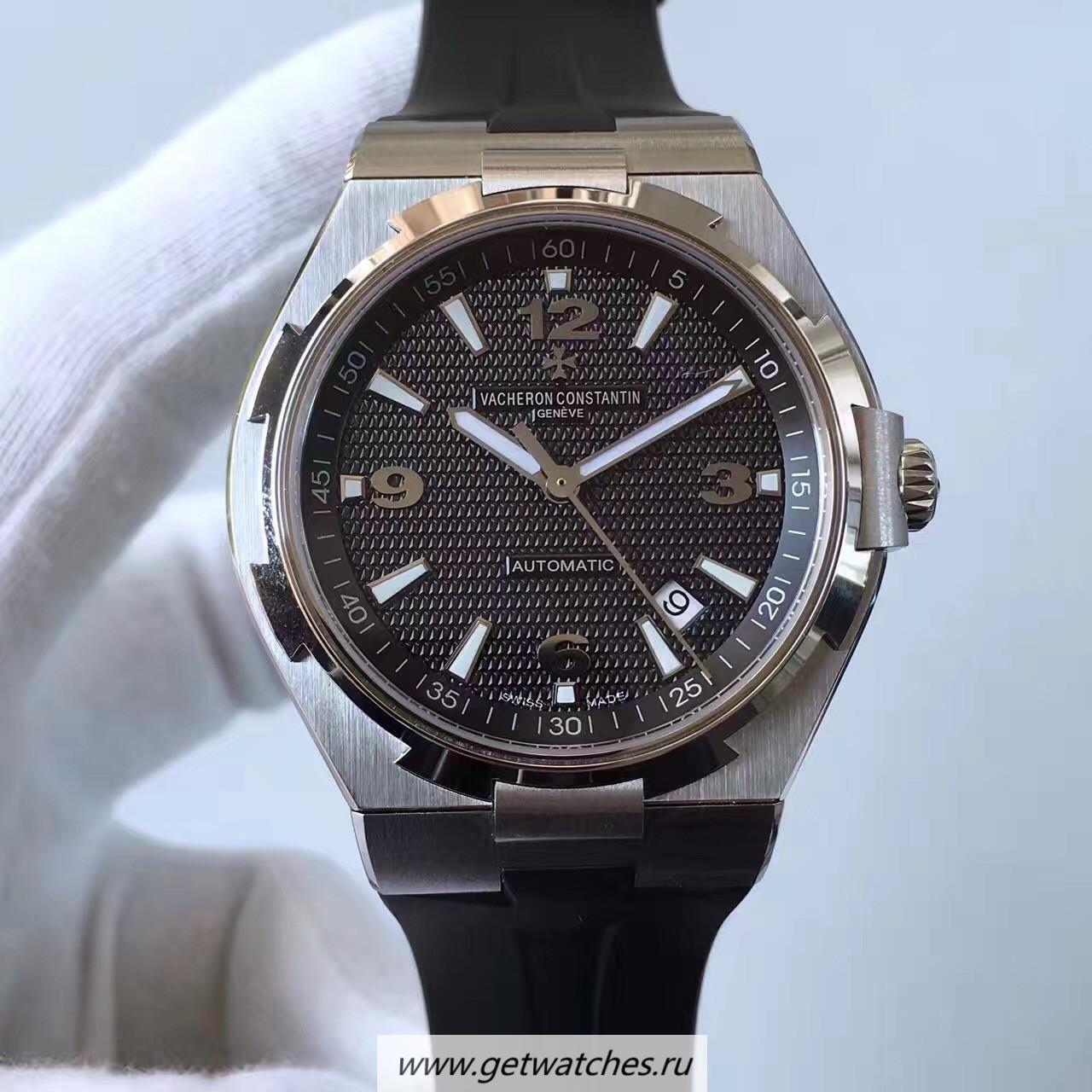 Replica Vacheron C0nstan1n Overseas 47040 SS Black Dial 2824