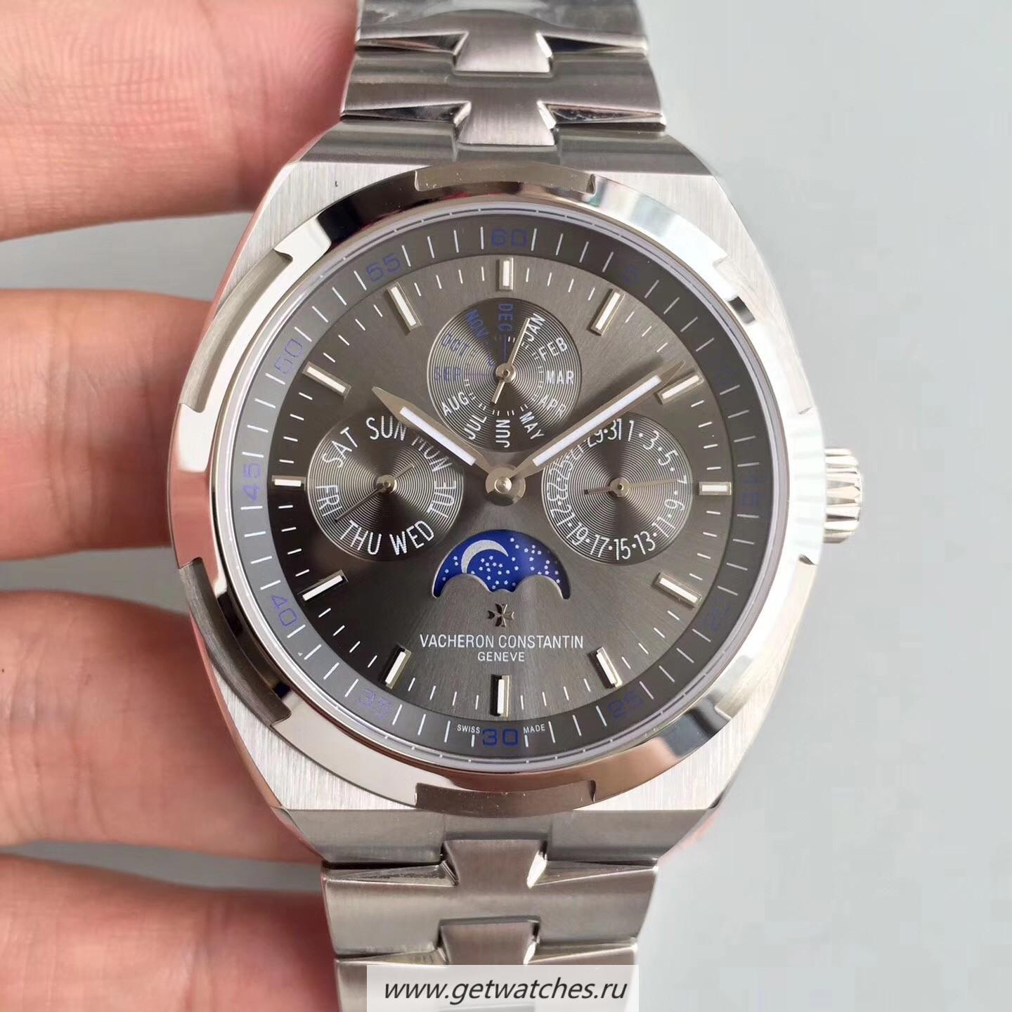 Best Price Vacheron C0nstan1n Overseas Perpetual Calendar 4300V/120G-B102 BF SS Anthracite Dial 1120 QP