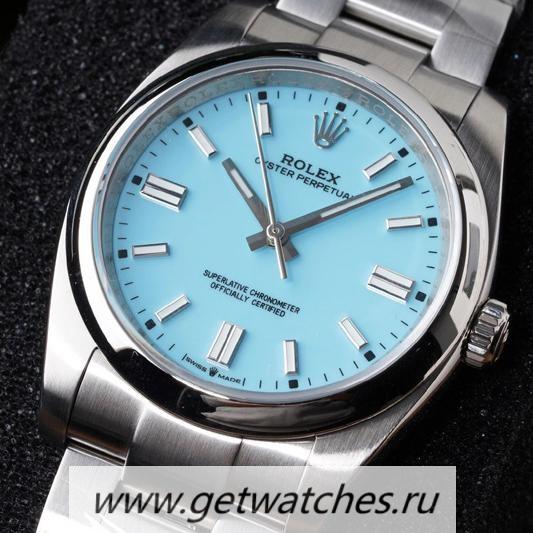 Best Price R01ex Oyster Perpetual 36 126000 KRF SS 904L T*f*ny Blue Dial 2824