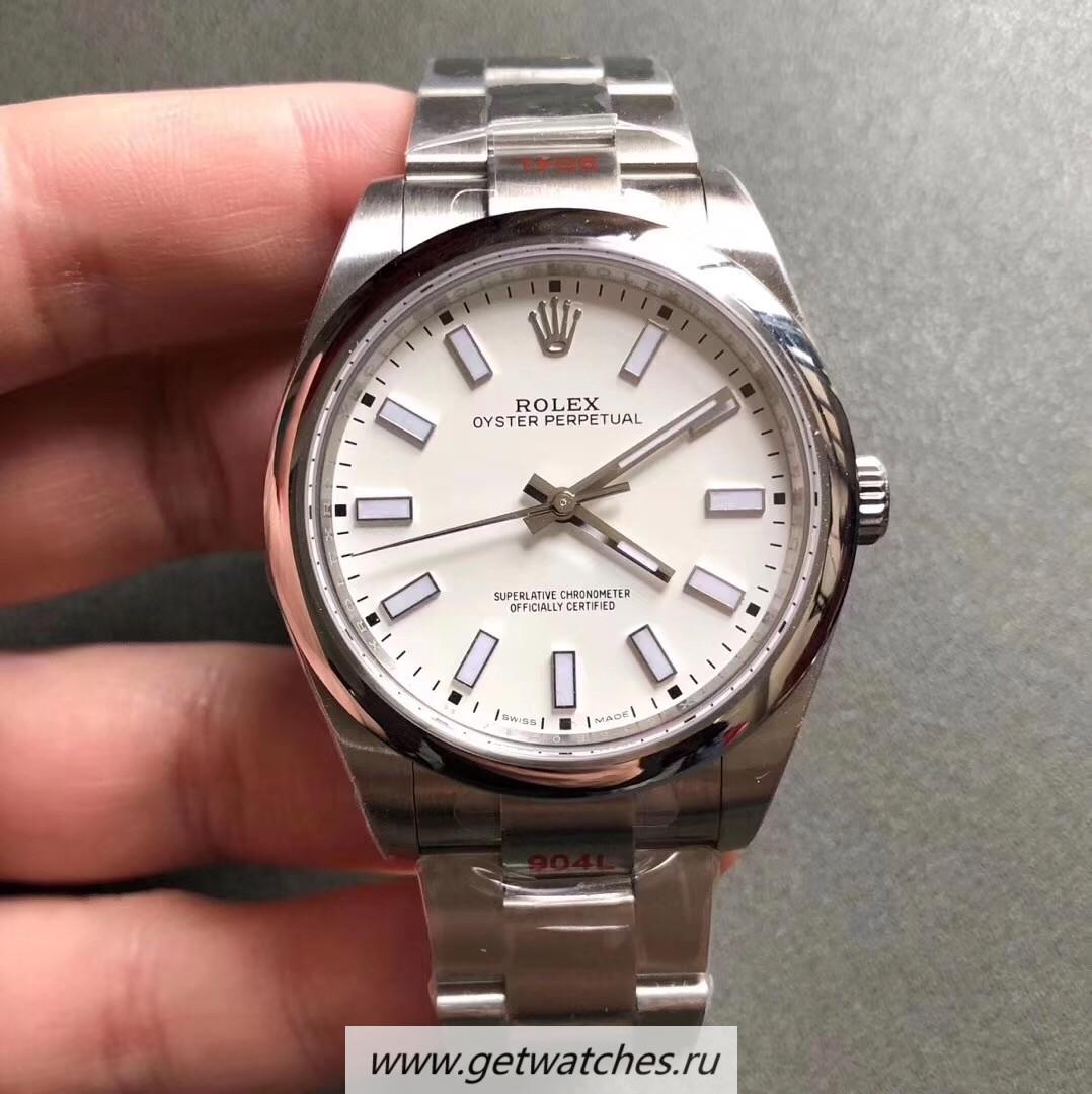 Shop R01ex Oyster Perpetual 39 114300 GMF SS 904L White Dial 3132