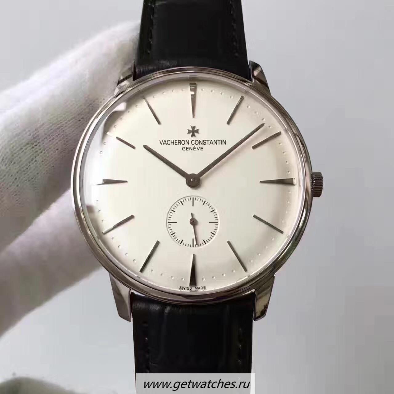 Perfect Replica Vacheron C0nstan1n Patrimony 1110U/000G-B086 Noob Factory SS White Dial 4400AS