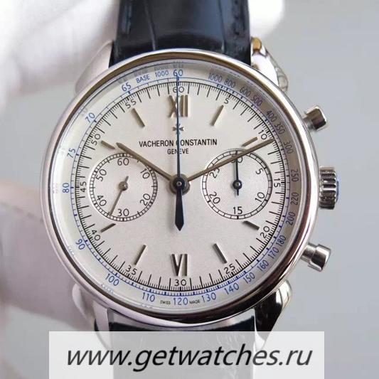 High Quality Vacheron C0nstan1n Patrimony Traditionnelle SS White Dial Lemania