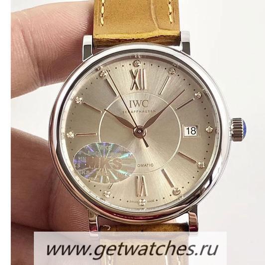 Fake IWC Portofino Automatic 37 IW458101 MKF SS Silver Dial M9015