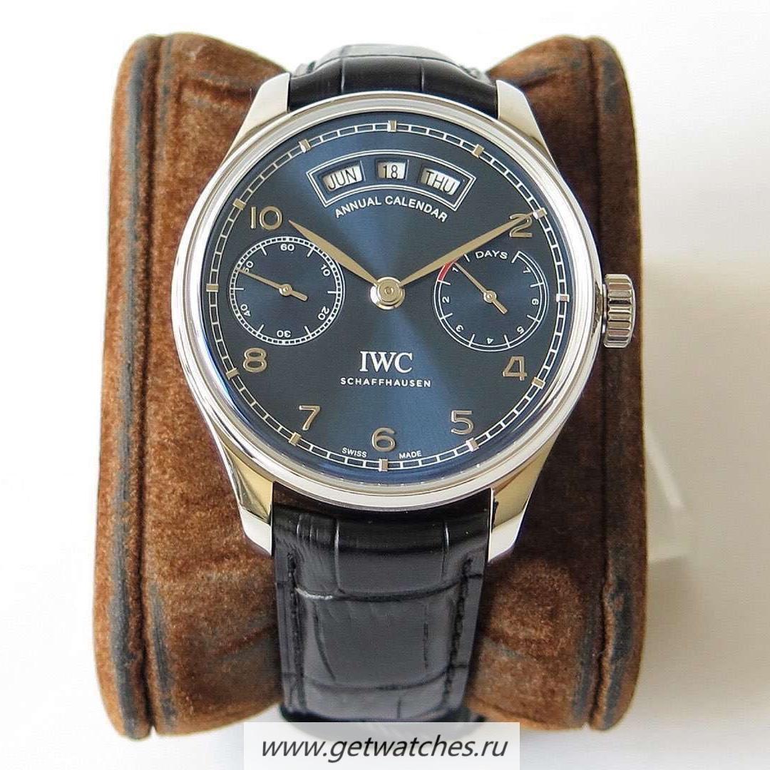 Replica IWC Portugieser Annual Calendar IW503502 ZF SS Blue Dial 52850
