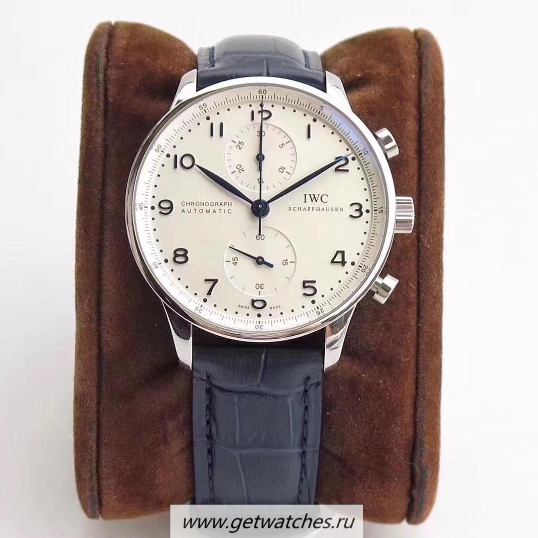 NEW Replica IWC Portugieser Chrono IW371446 ZF V2 SS Silver Dial 7750