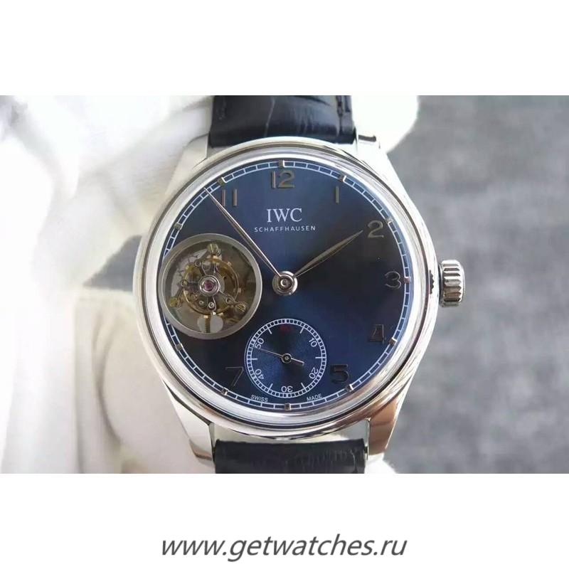 High Quality IWC Portugieser Tourbillon IW5463 YLF SS Blue Dial 63783