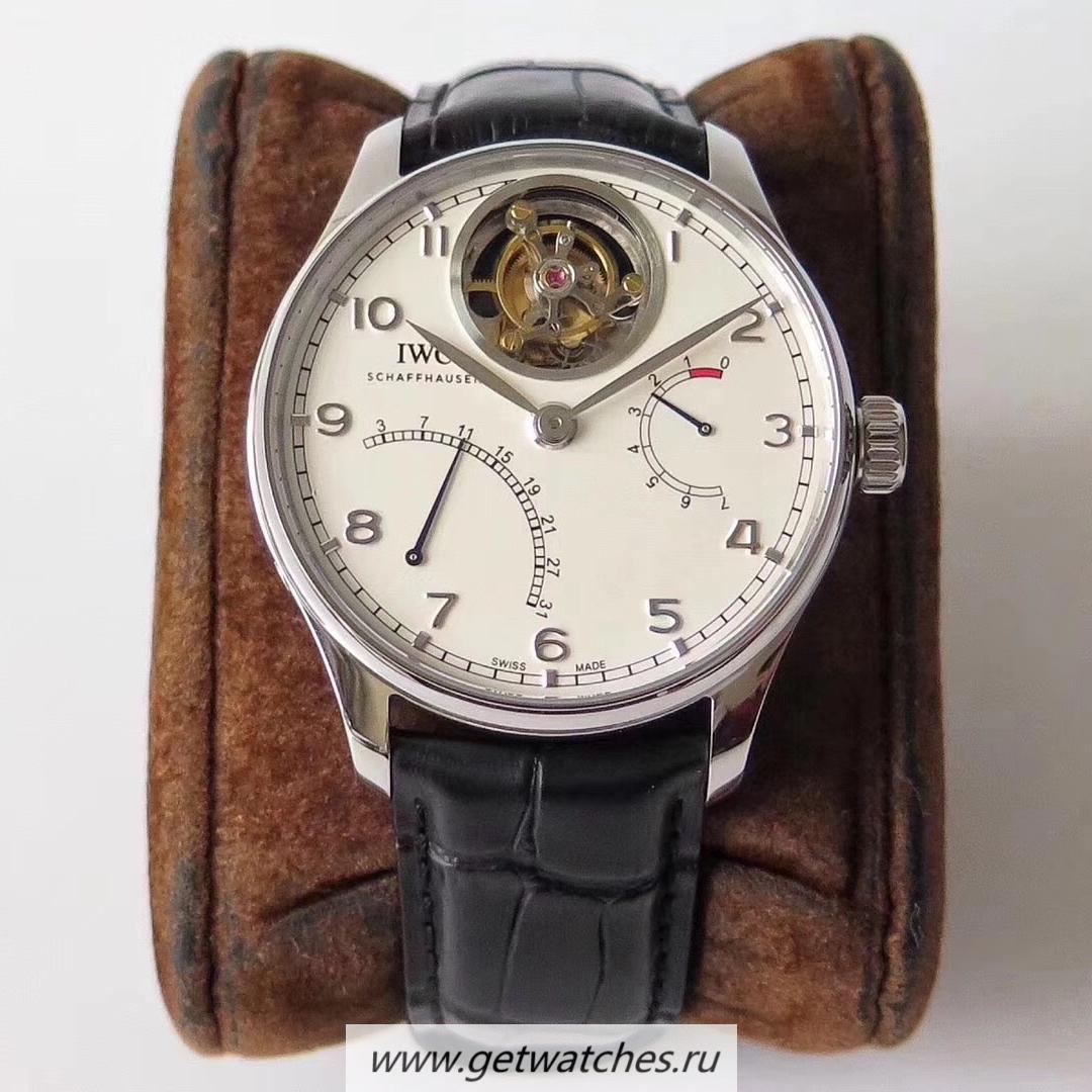 NEW Replica IWC Portugieser Tourbillon Mystere Retrograde IW504601 ZF SS White Dial Tourbillon