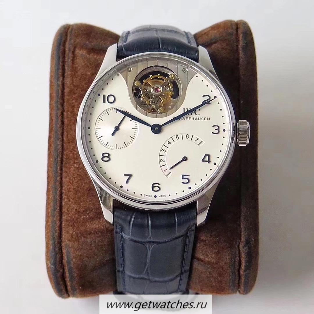 Copy IWC Portugieser Tourbillon Mystery IW504601 ZF SS White Dial Tourbillon