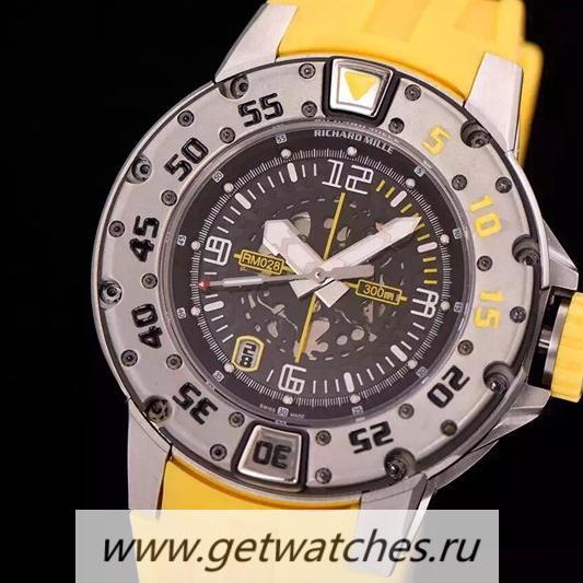 NEW Replica Richard Mille RM028 White PVD Black Dial 7751